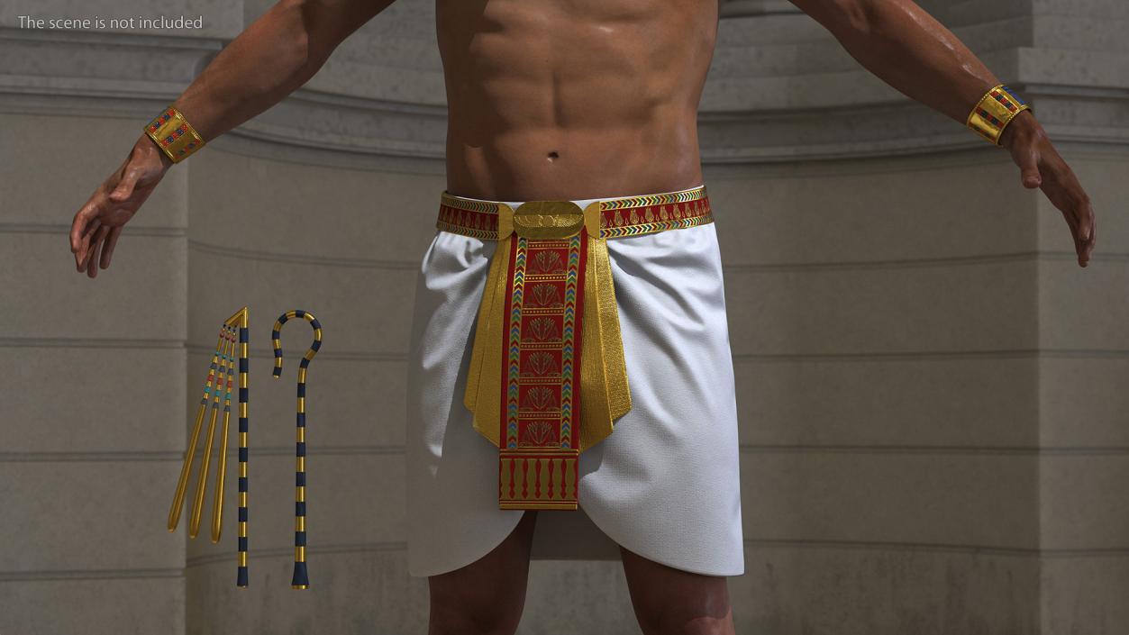 Ancient Egyptian Pharaoh 3D model