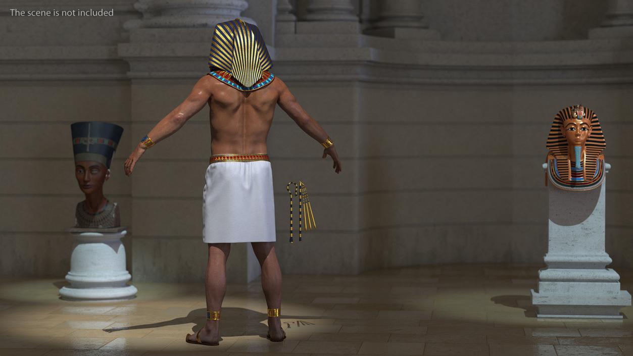 Ancient Egyptian Pharaoh 3D model