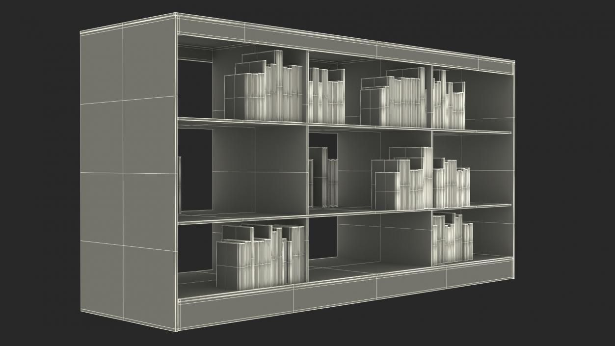 3D model Small Bookshelf