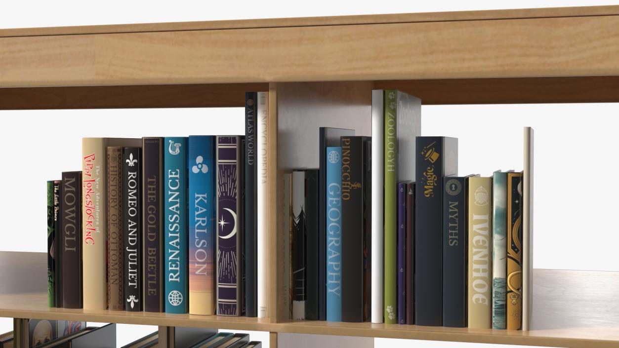 3D model Small Bookshelf