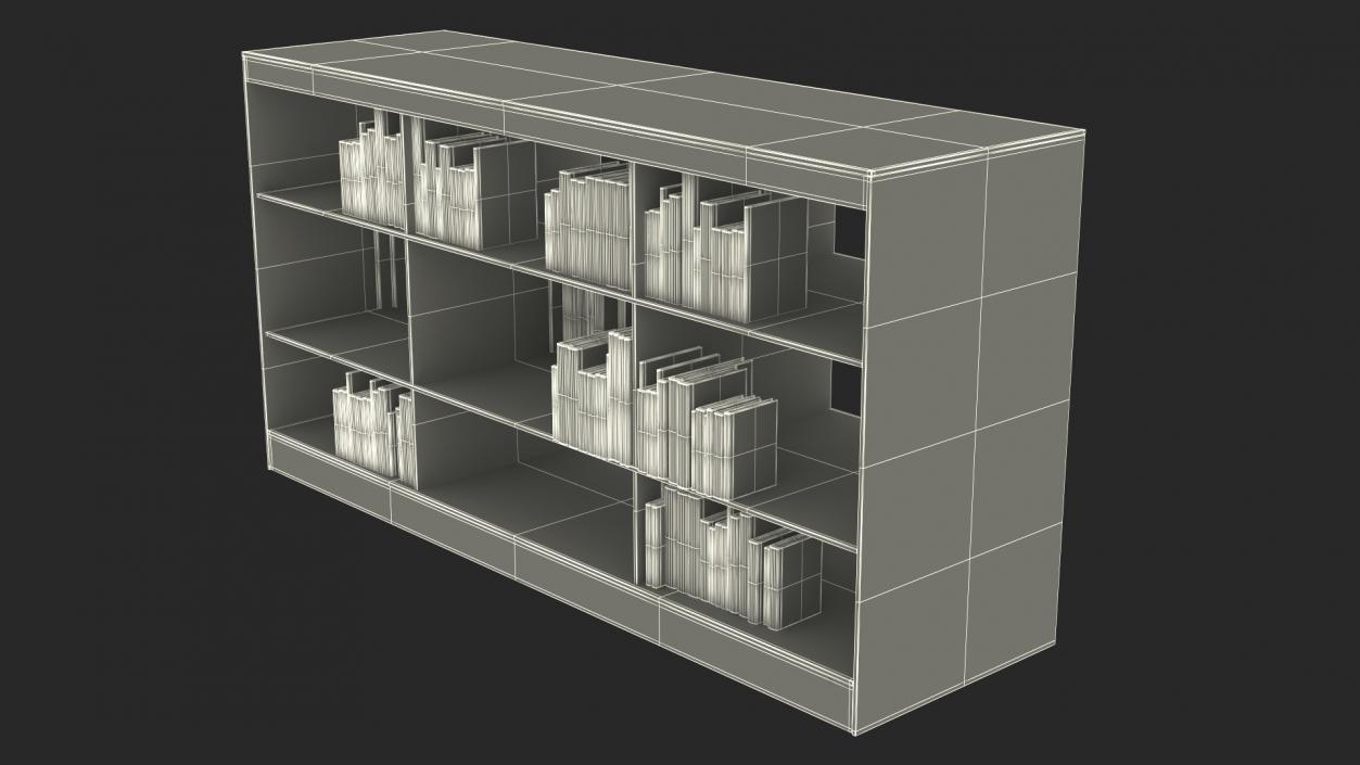 3D model Small Bookshelf