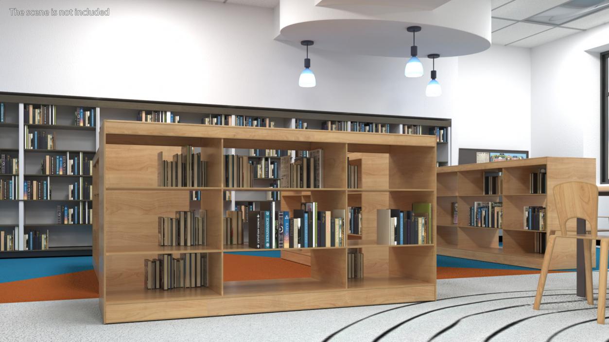 3D model Small Bookshelf