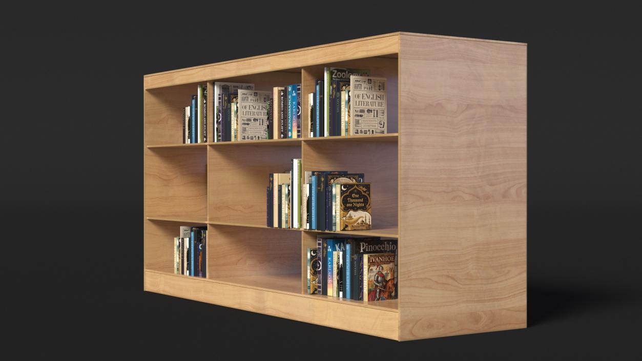 3D model Small Bookshelf