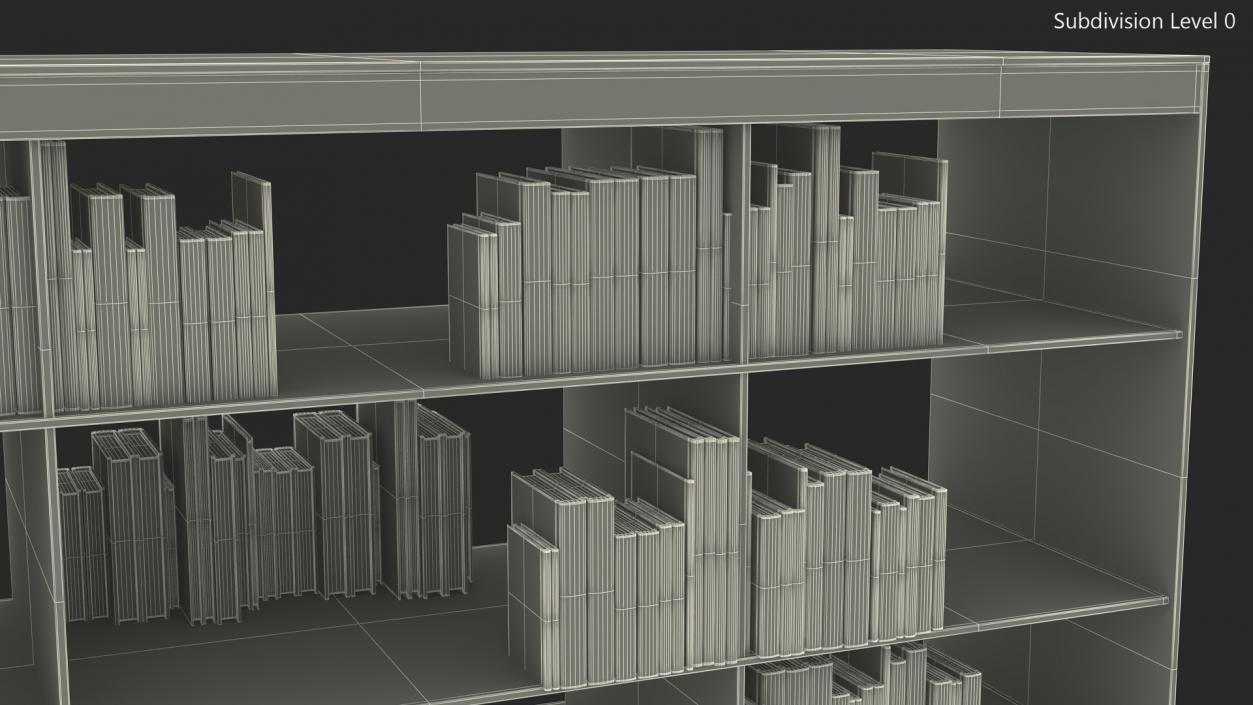 3D model Small Bookshelf