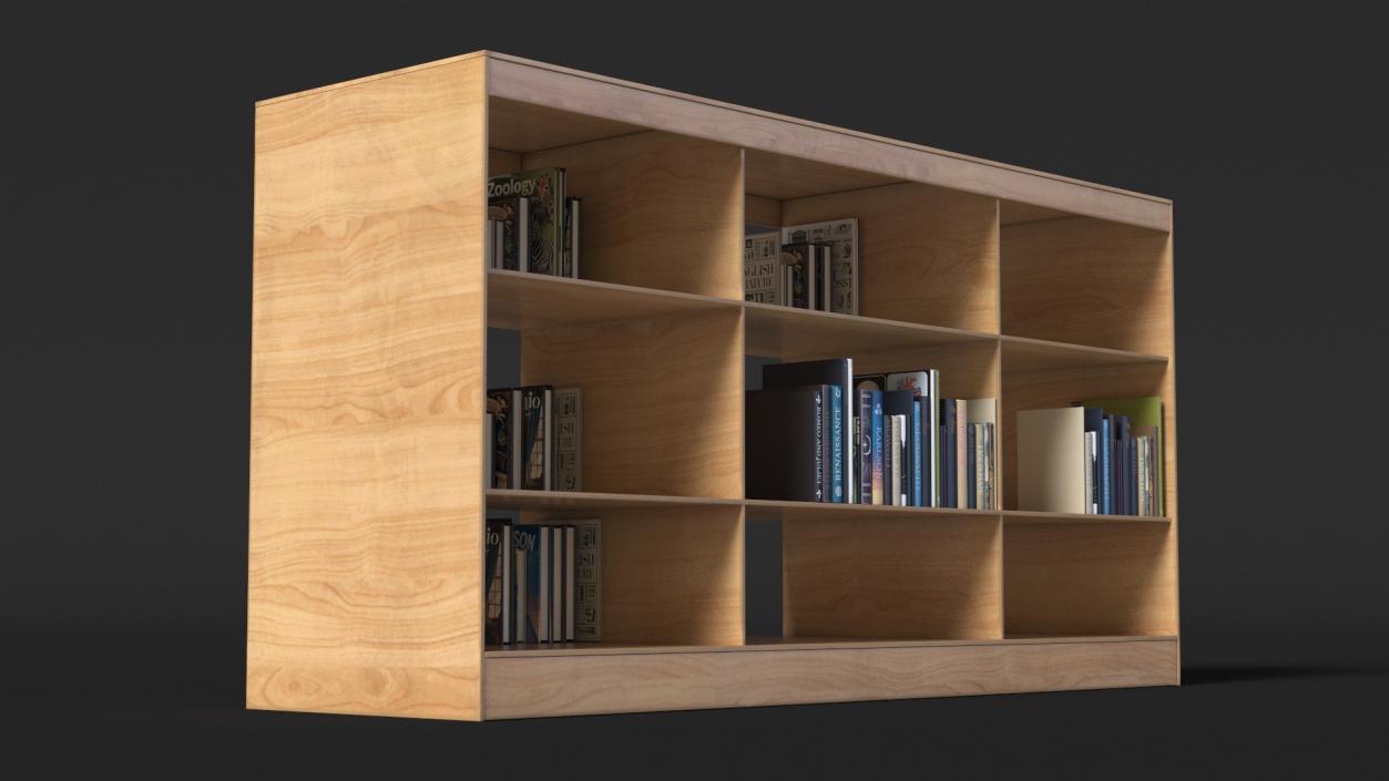 3D model Small Bookshelf