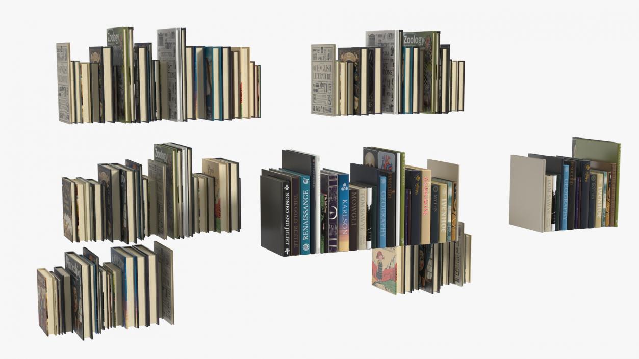 3D model Small Bookshelf