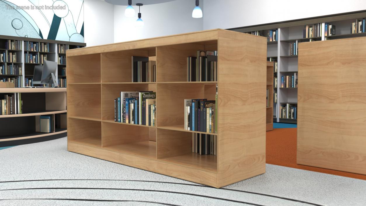 3D model Small Bookshelf