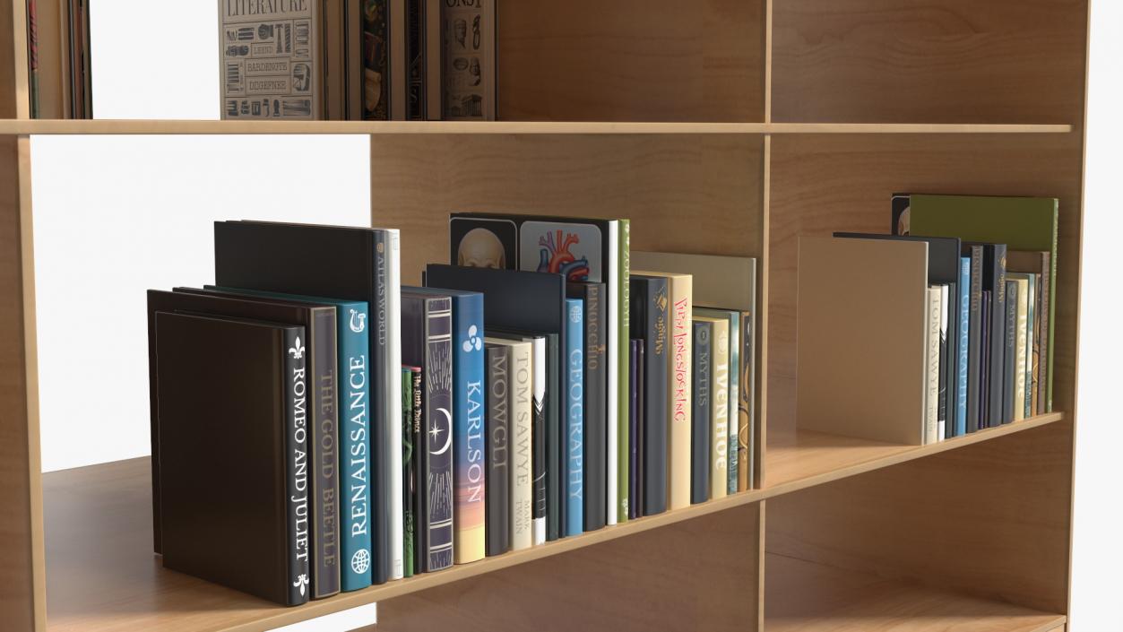 3D model Small Bookshelf