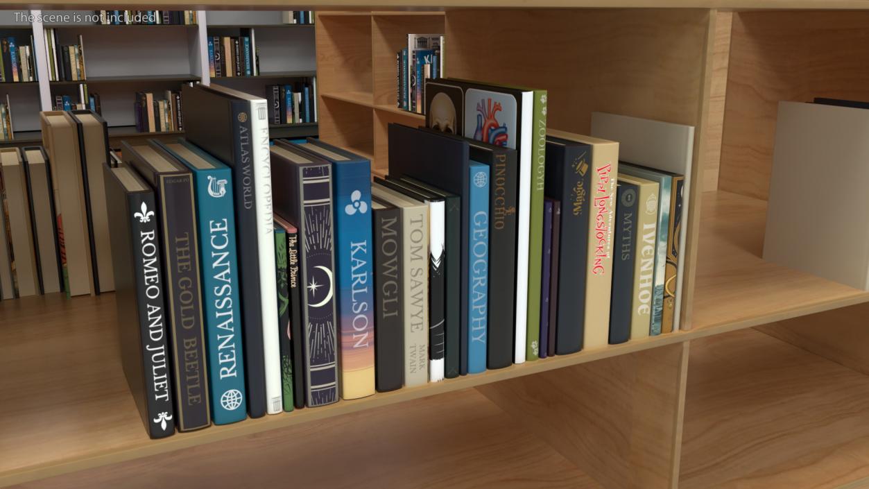 3D model Small Bookshelf