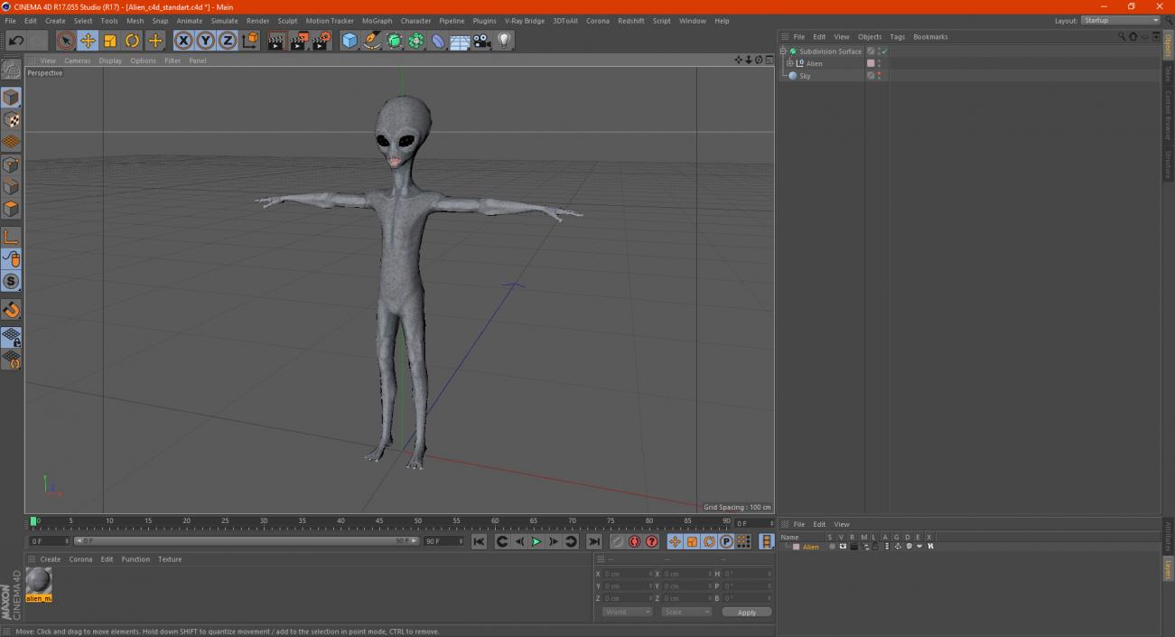 Alien 3D model