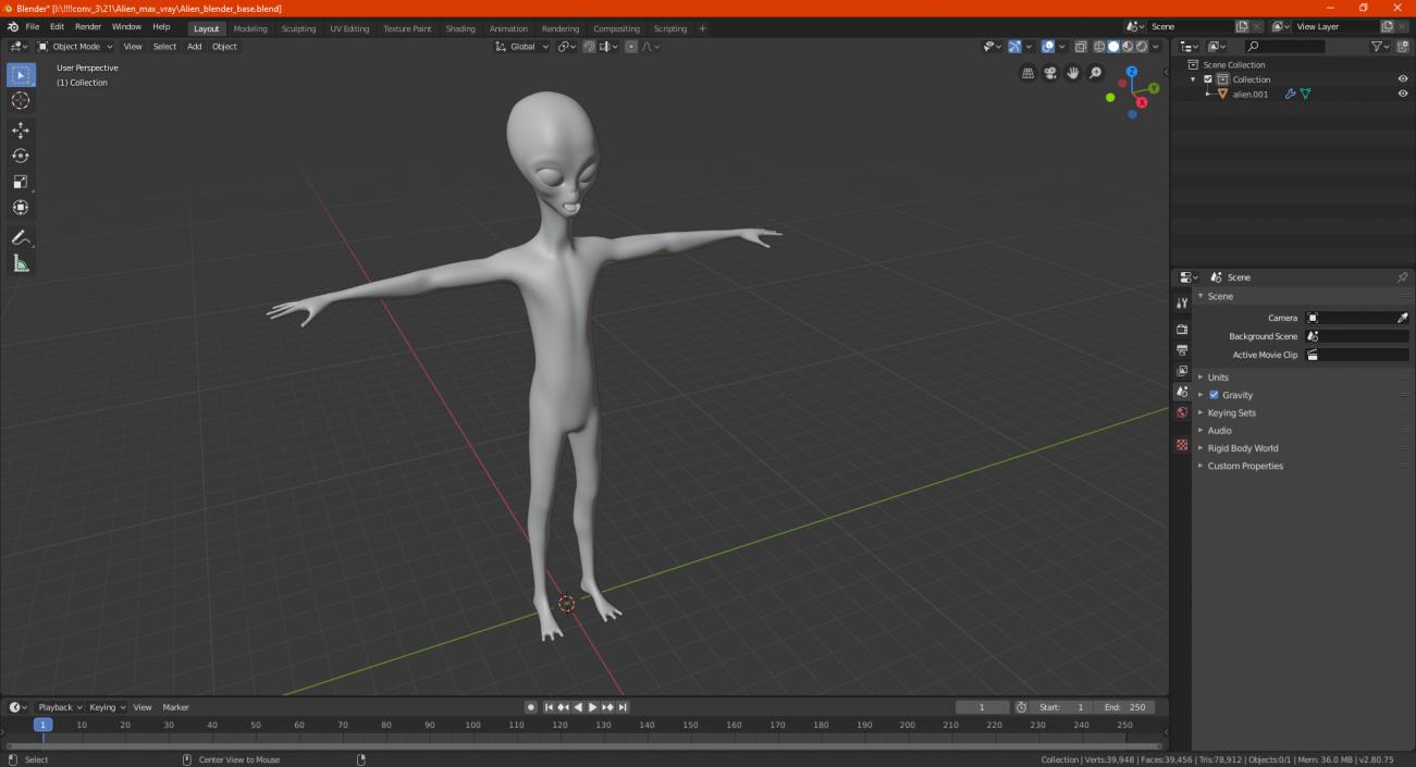 Alien 3D model