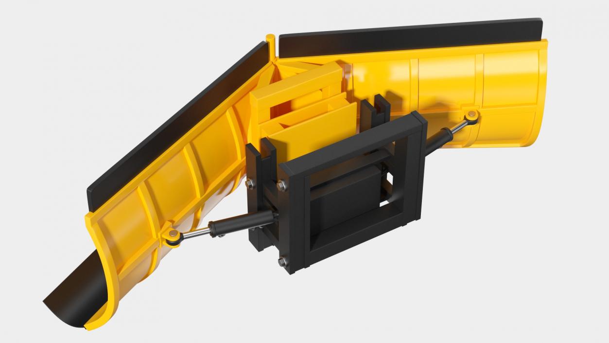 3D Kuper Snow Plough Blade model