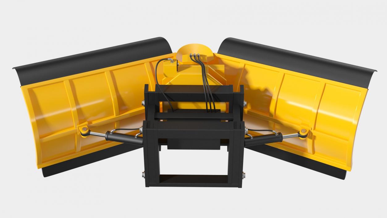 3D Kuper Snow Plough Blade model