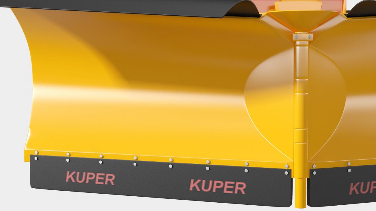 3D Kuper Snow Plough Blade model