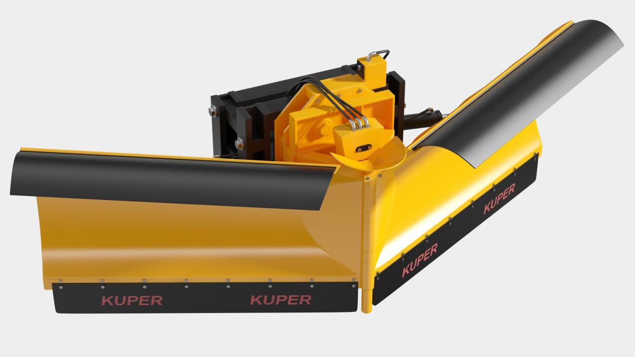 3D Kuper Snow Plough Blade model