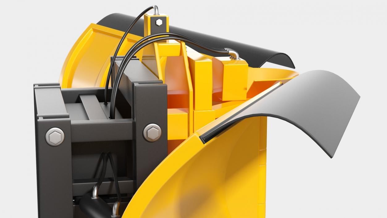 3D Kuper Snow Plough Blade model