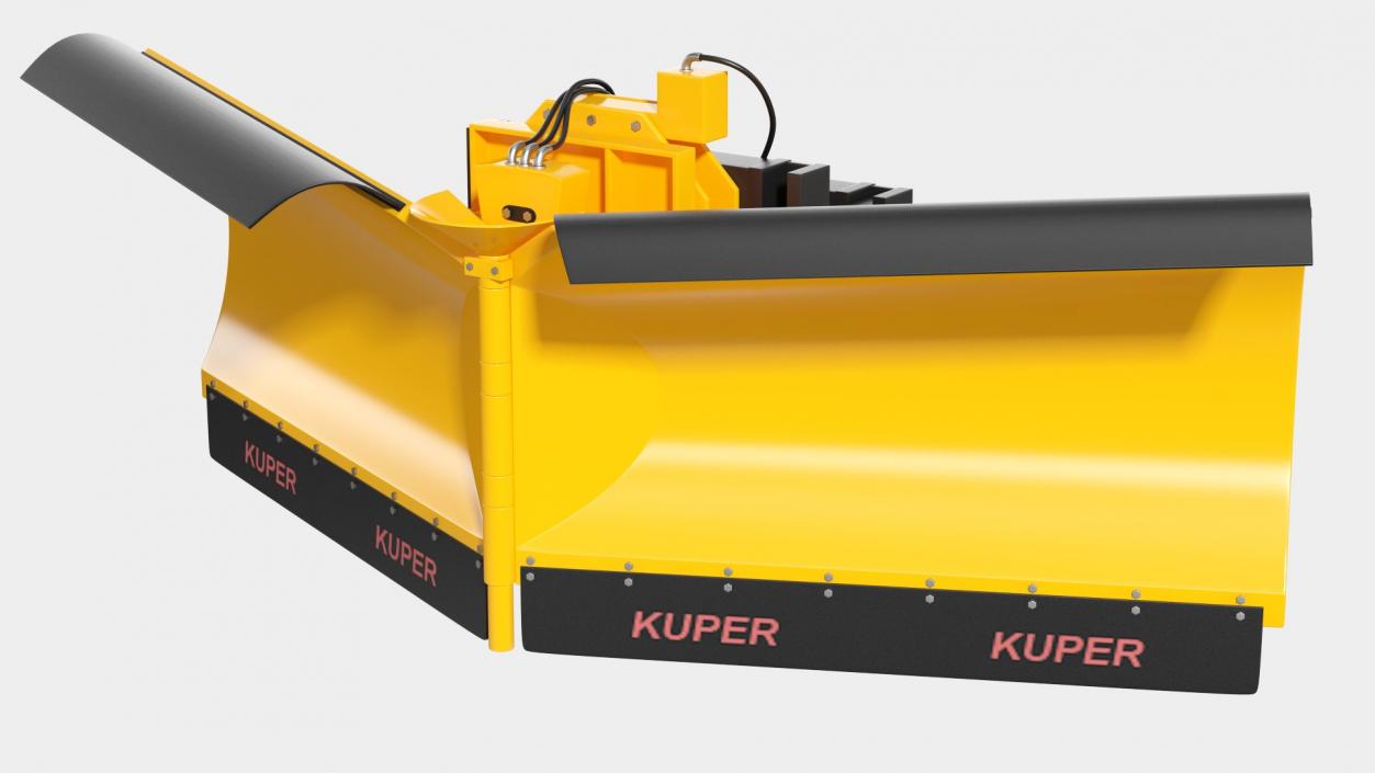 3D Kuper Snow Plough Blade model