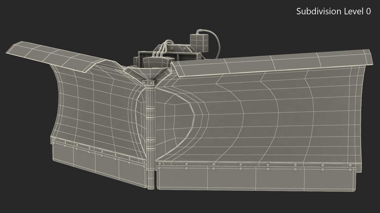 3D Kuper Snow Plough Blade model