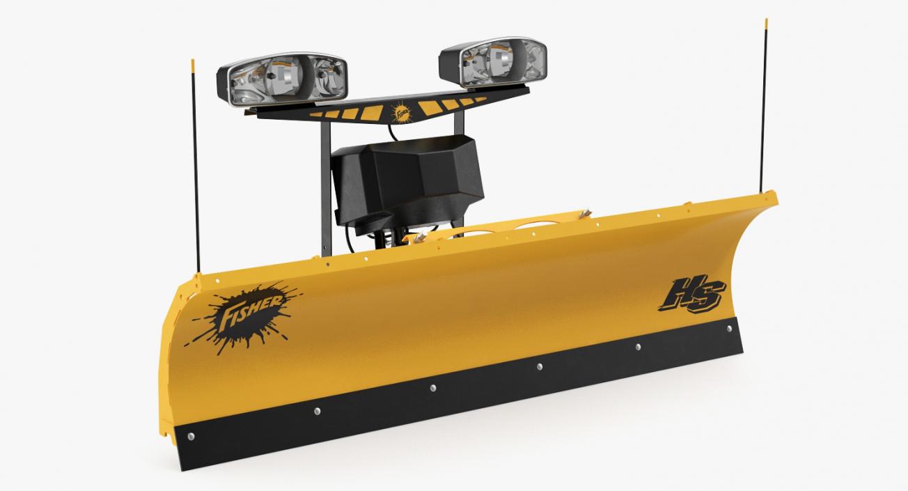 SnowPlow Fisher Rigged 3D