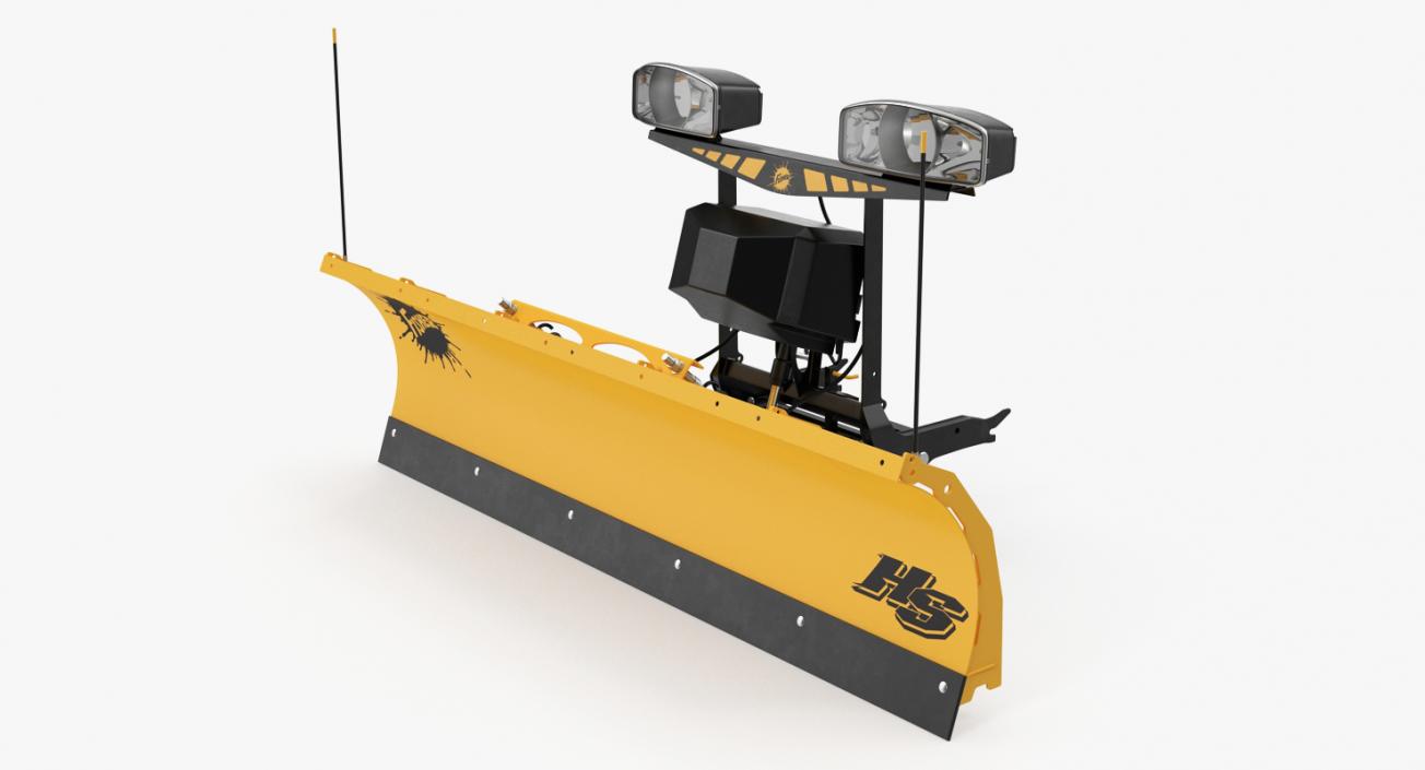 SnowPlow Fisher Rigged 3D