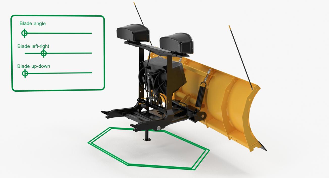 SnowPlow Fisher Rigged 3D