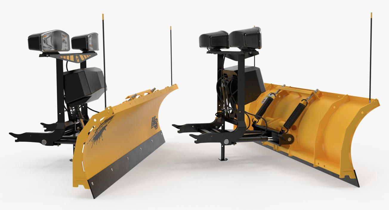 SnowPlow Fisher Rigged 3D