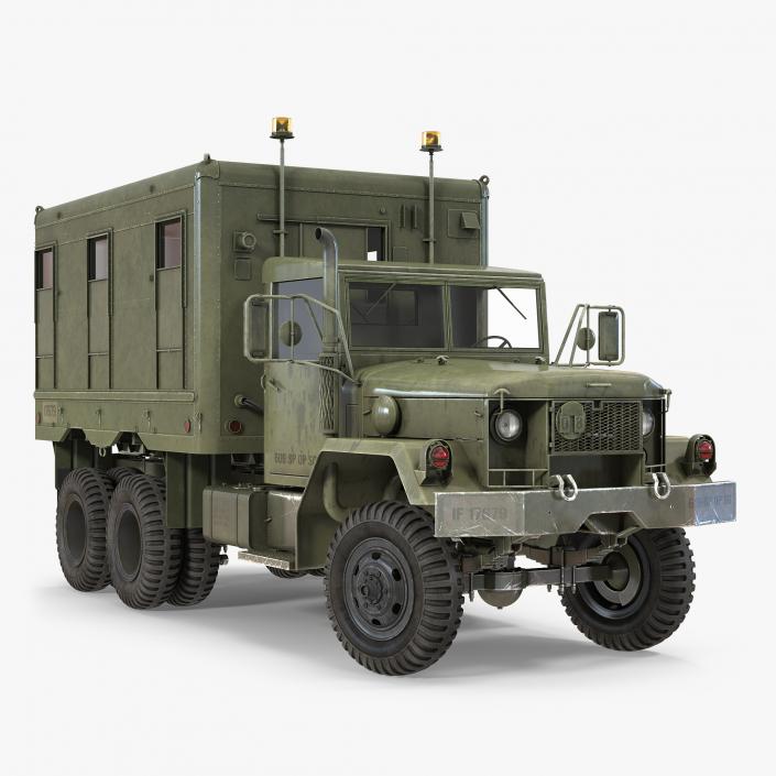 3D model M109 Shop Van Rigged