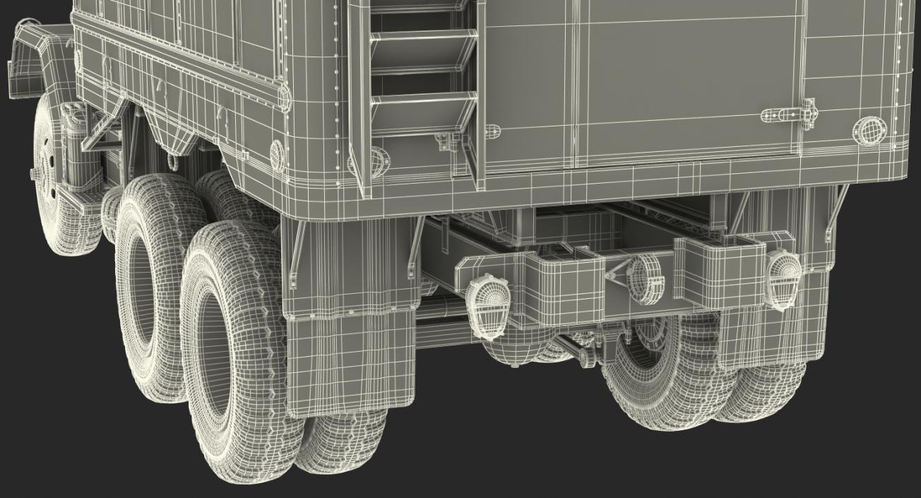 3D model M109 Shop Van Rigged