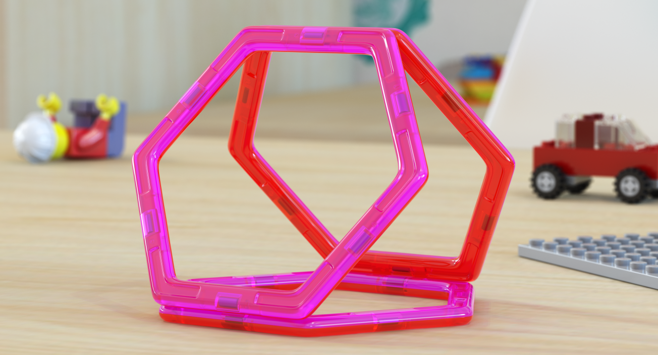 3D model Magnetic Designer Hexagon