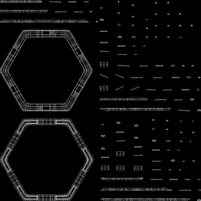 3D model Magnetic Designer Hexagon