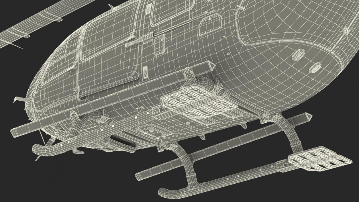 3D Twin Engine Light Utility Helicopter