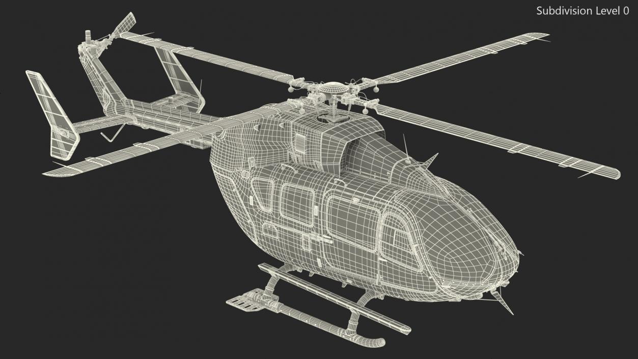 3D Twin Engine Light Utility Helicopter