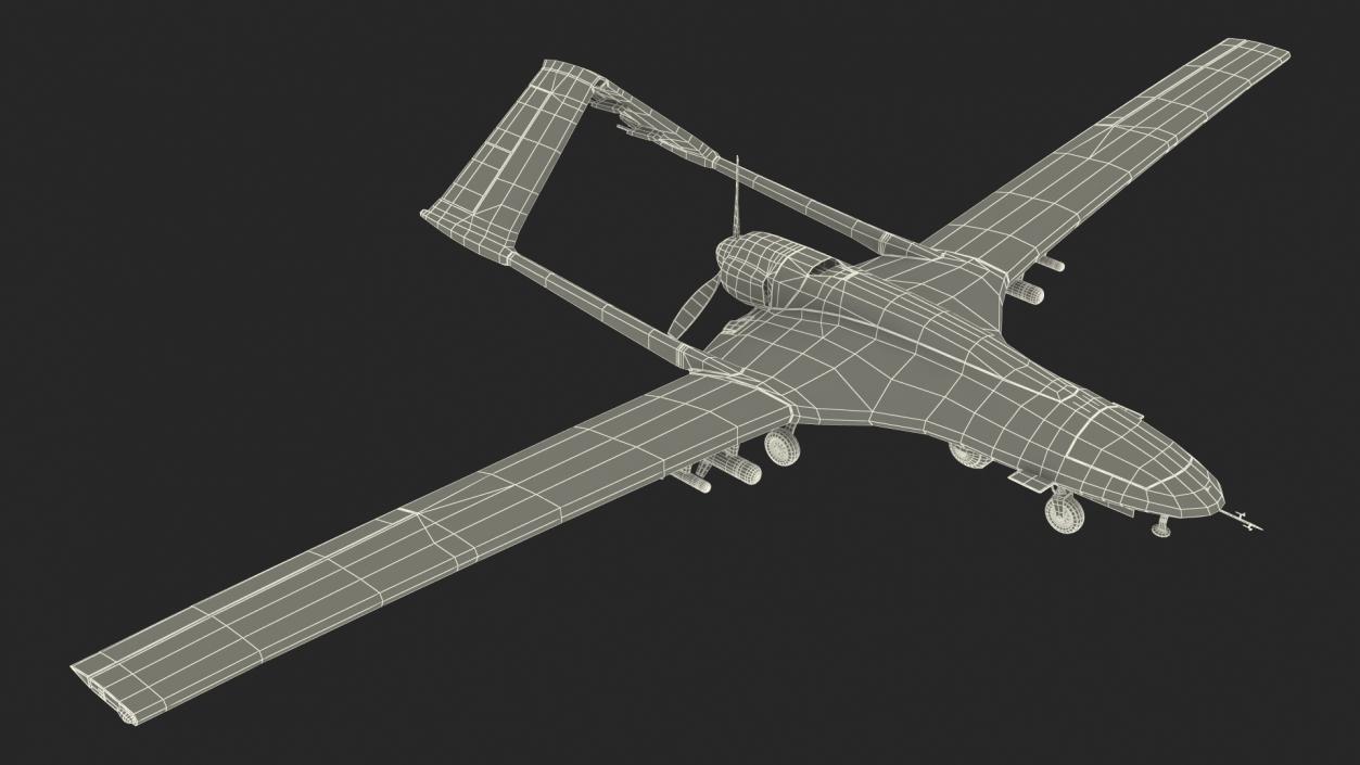 Bayraktar TB2 Unmanned Combat Aerial Vehicle 3D model