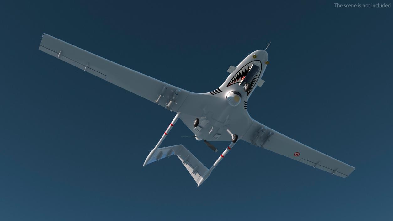 Bayraktar TB2 Unmanned Combat Aerial Vehicle 3D model