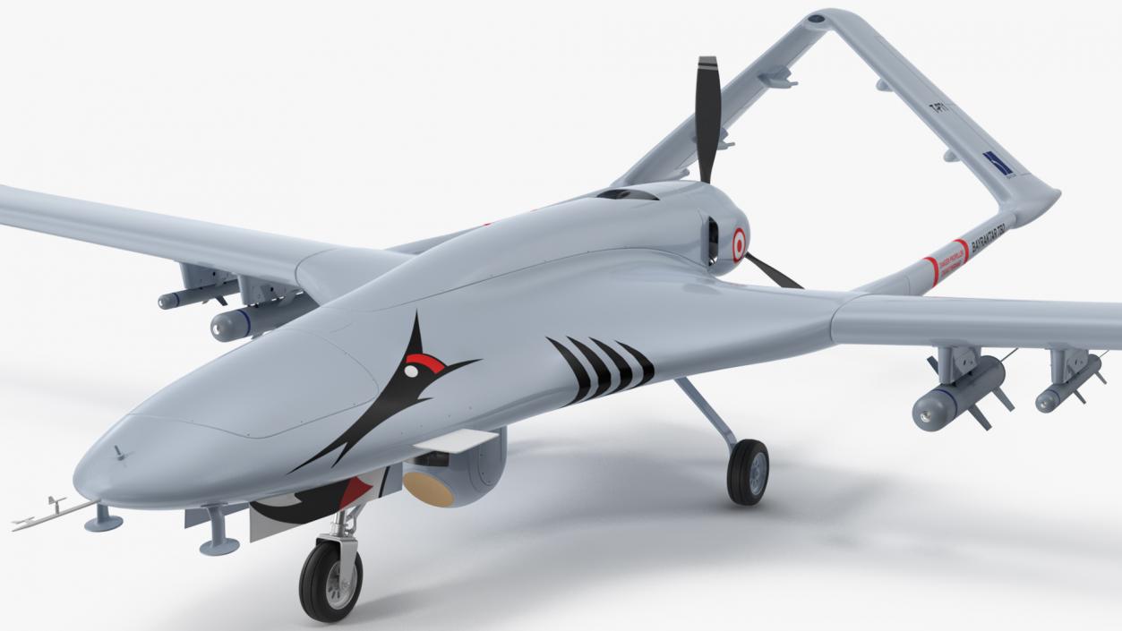 Bayraktar TB2 Unmanned Combat Aerial Vehicle 3D model