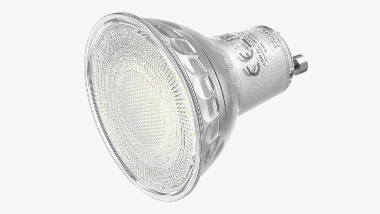 TIR Lens GU10 MR16 LED Bulb 3D