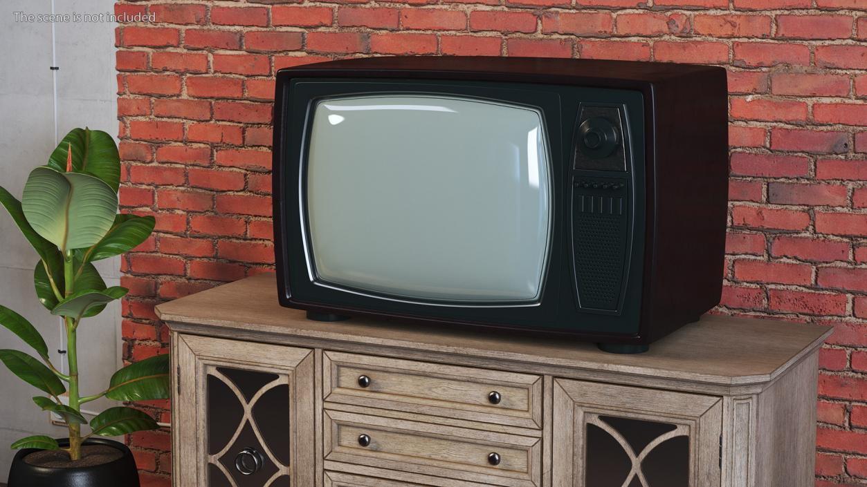 Old Retro TV 3D