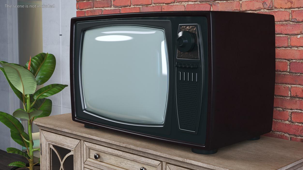 Old Retro TV 3D