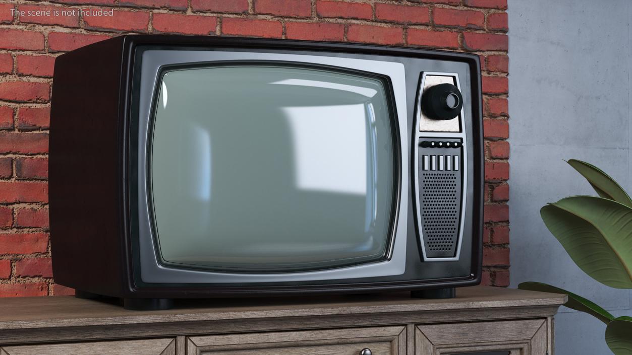 Old Retro TV 3D