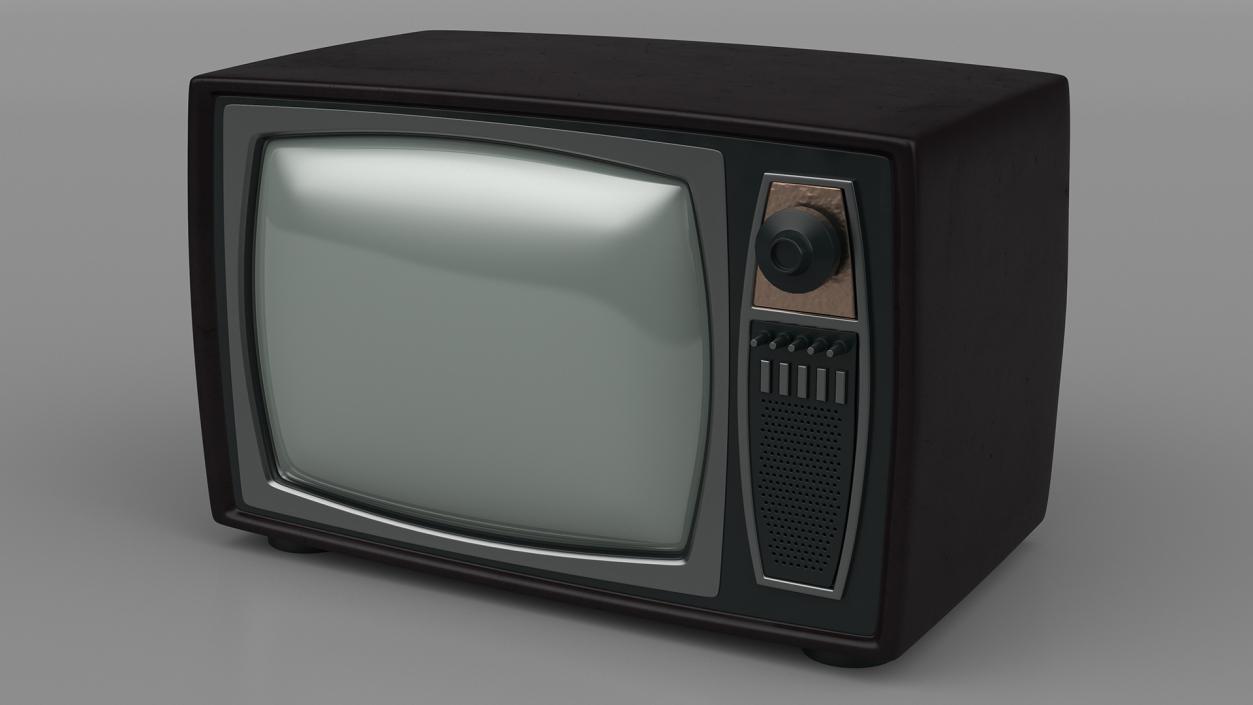 Old Retro TV 3D