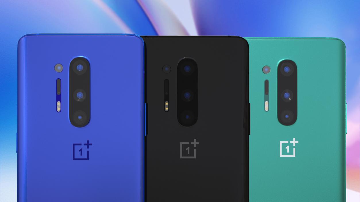 3D model OnePlus 8 Pro Ultramarine Blue