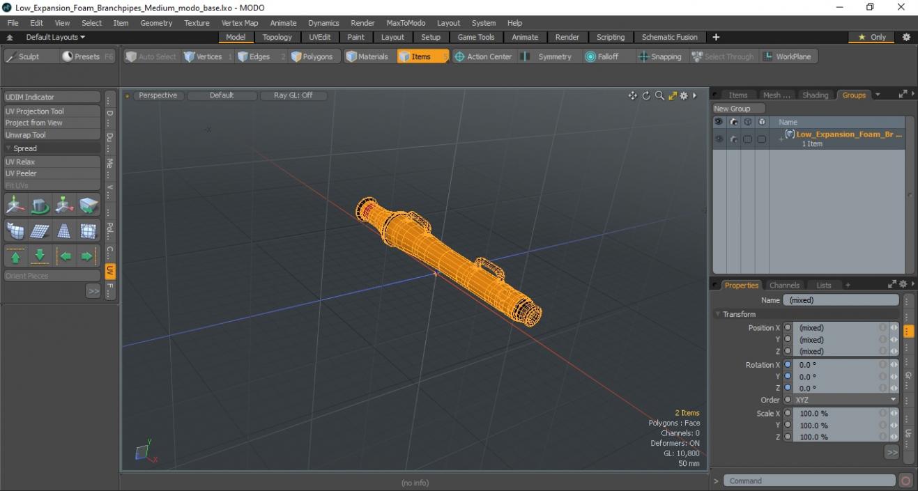 Low Expansion Foam Branchpipes Medium 3D