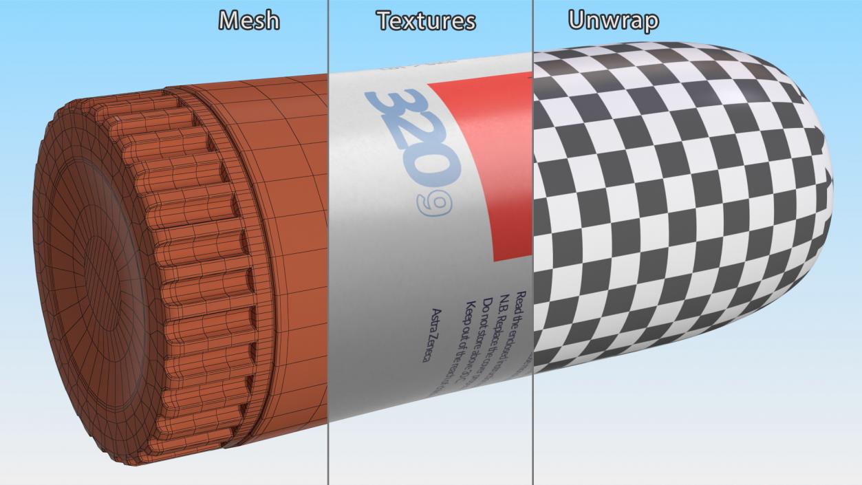 Symbicort Asthma Inhaler 3D model