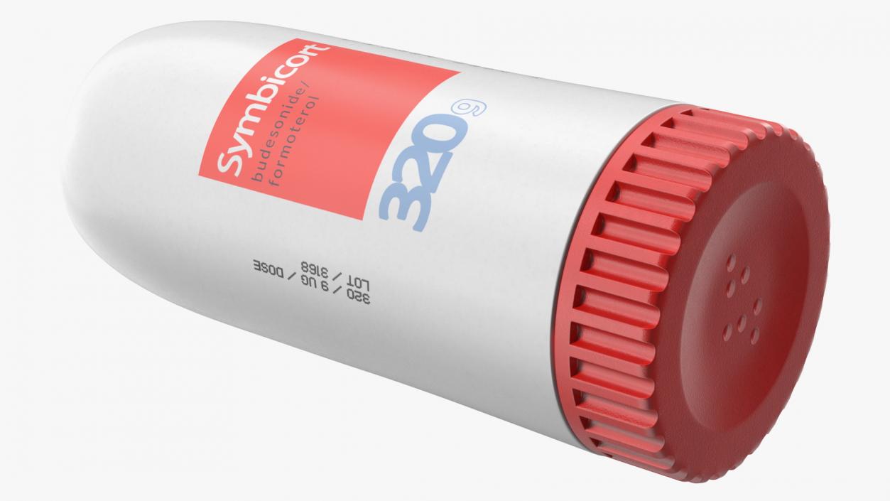 Symbicort Asthma Inhaler 3D model