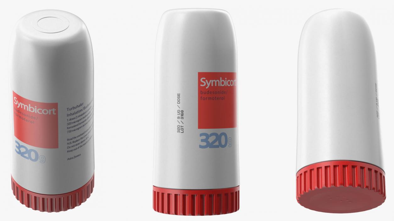 Symbicort Asthma Inhaler 3D model