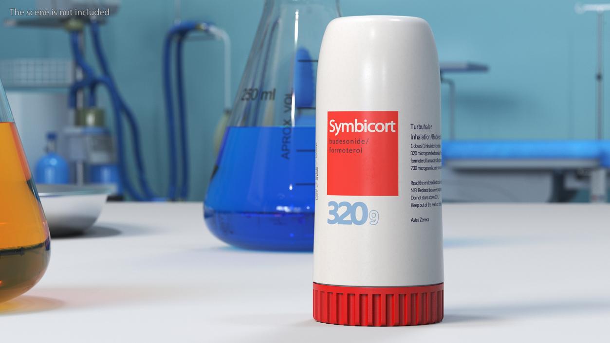 Symbicort Asthma Inhaler 3D model