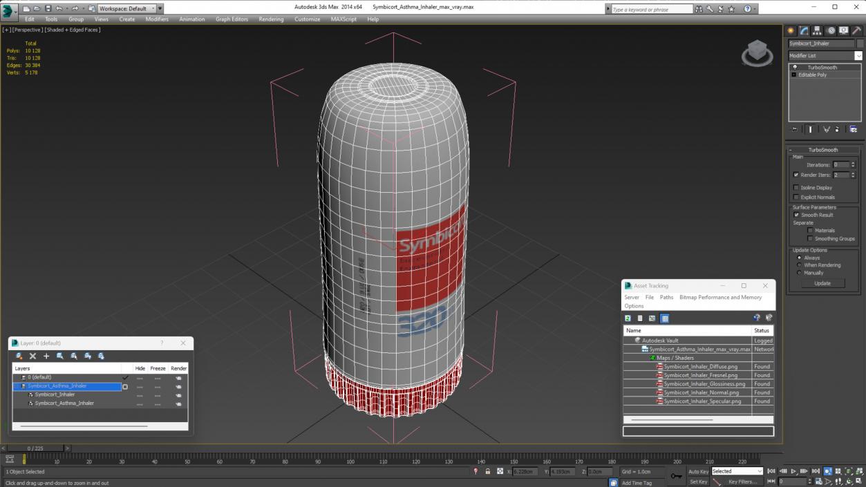 Symbicort Asthma Inhaler 3D model