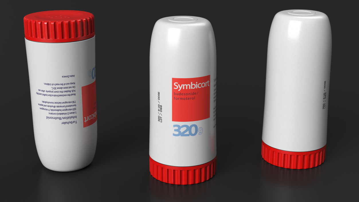 Symbicort Asthma Inhaler 3D model