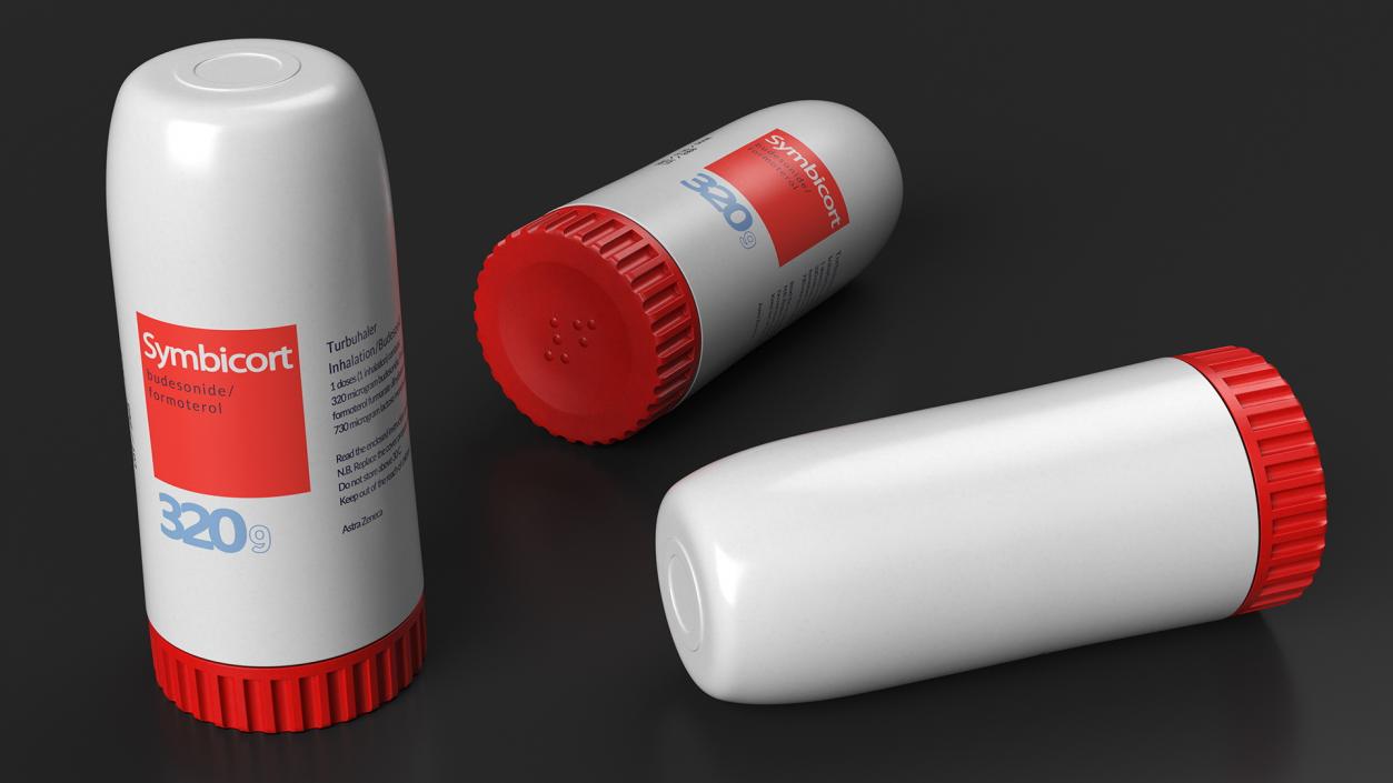 Symbicort Asthma Inhaler 3D model