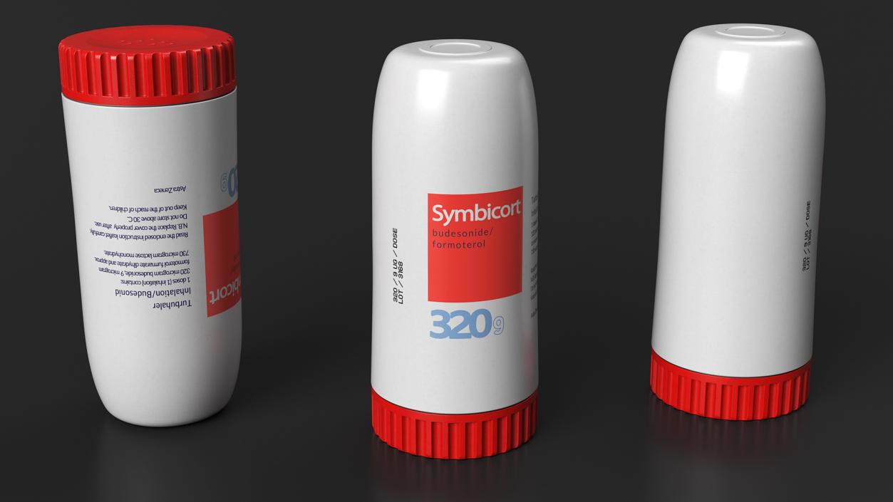 Symbicort Asthma Inhaler 3D model